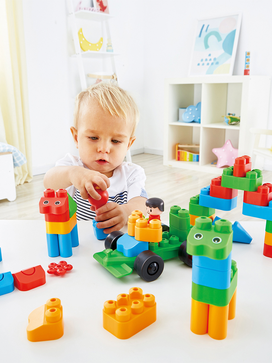 Конструктор Hape из мини-блоков 50 дет. - фото 6