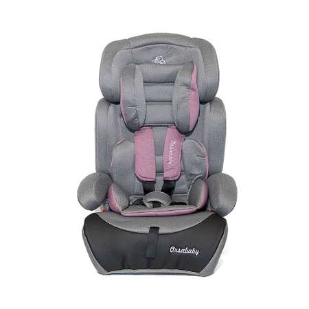 Автокресло EVERFLO Orsababy 1/2/3 (9-36 кг) розовый