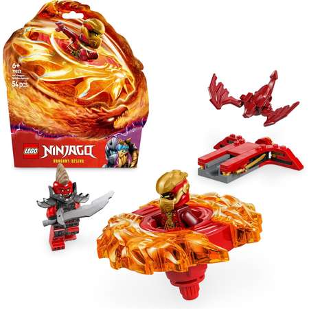 Конструктор LEGO NINJAGO Спиннер Кружитцу Дракона Кая блочный