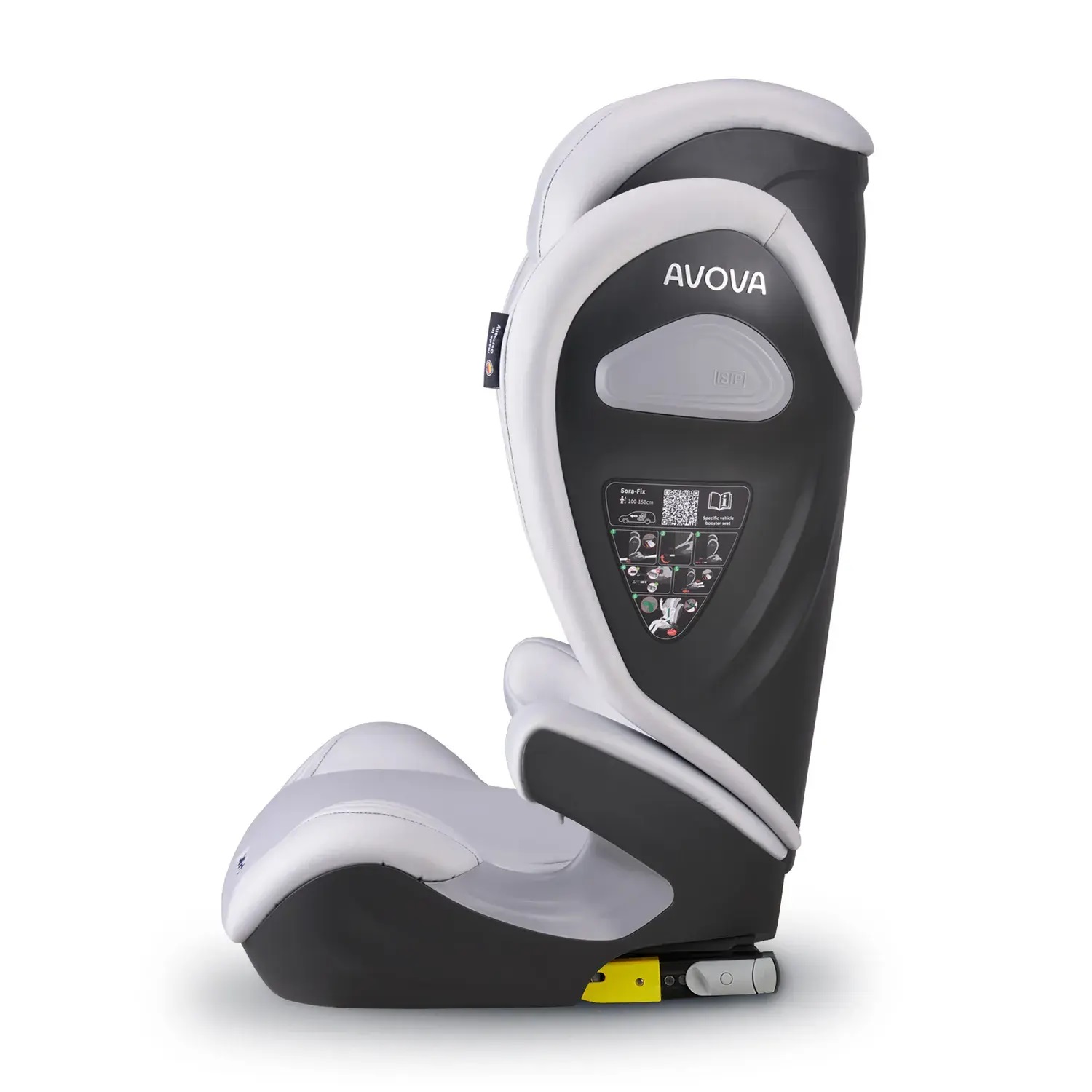 Автокресло Avova Sora-Fix Isofix 2/3 (15-36 кг) серый - фото 5