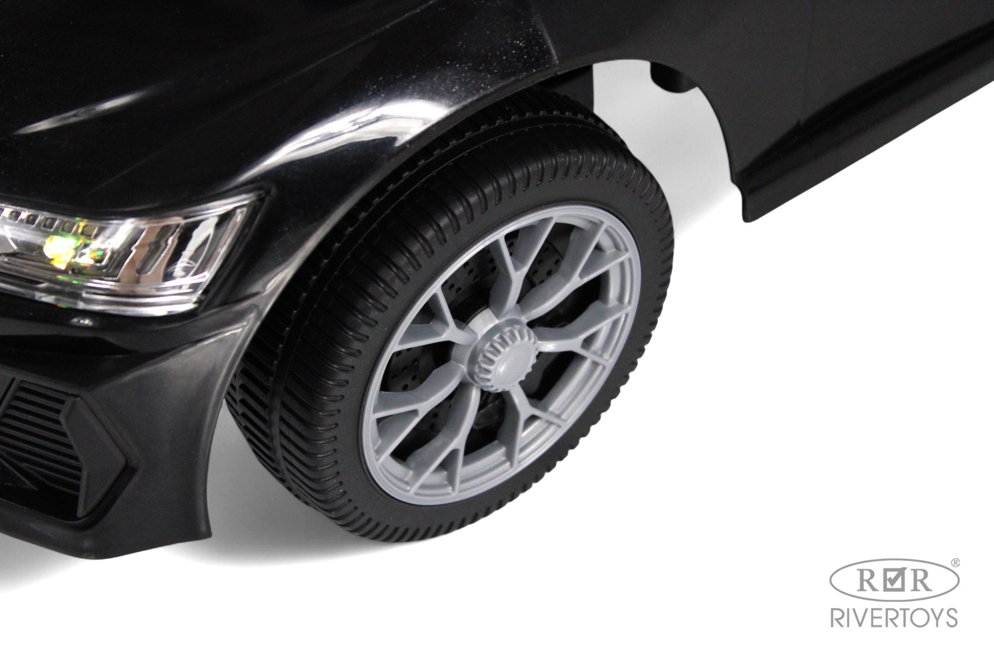 Каталка RIVERTOYS Z004ZZ-A-BLACK черный - фото 7