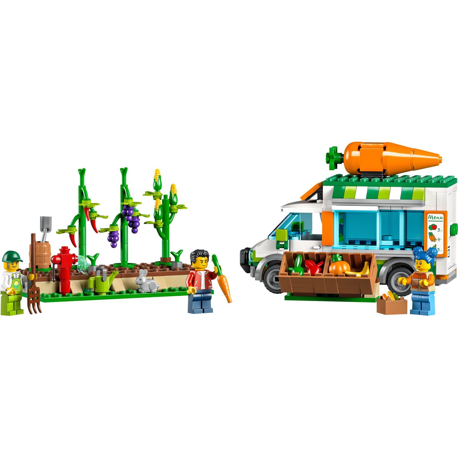 Конструктор LEGO City City Farmers Market Van 310 дет. - фото 2