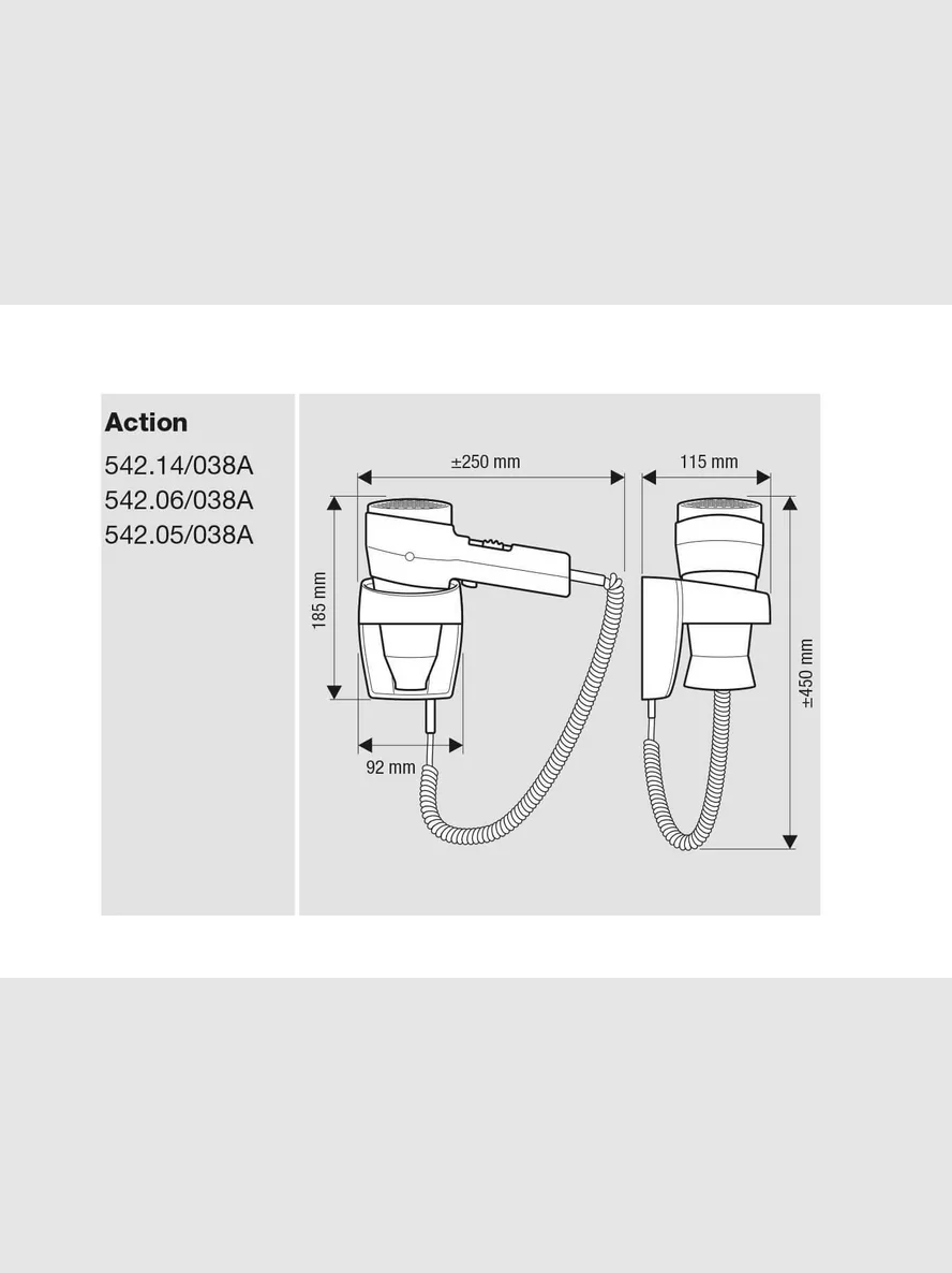 Фен Valera Action Super Plus (542.06/038A)Black - фото 3