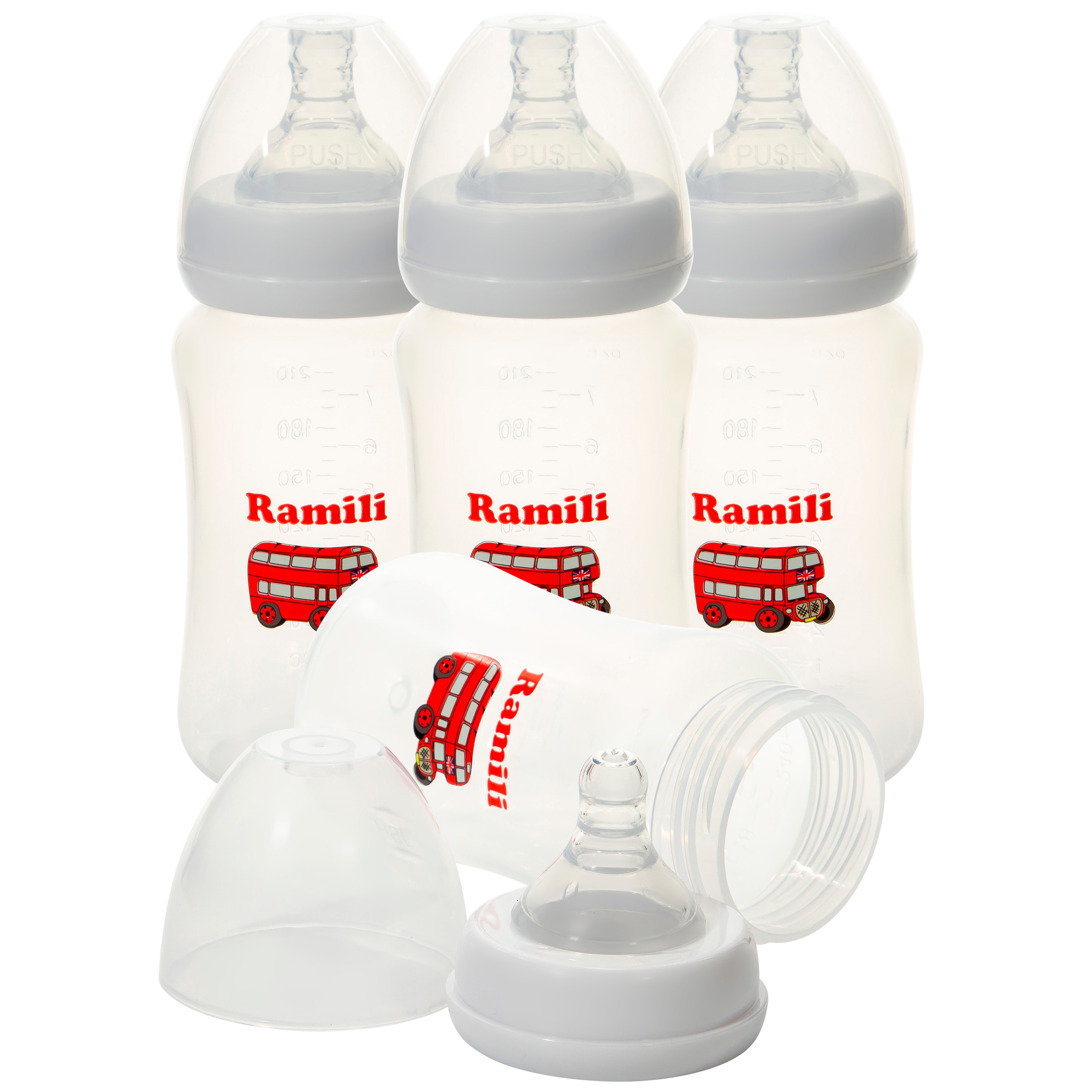 Бутылочка Ramili Anti-Colic 240 мл 4 шт. - фото 14