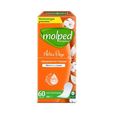 Прокладки Molped Ежедневные женские Active Days 60 шт