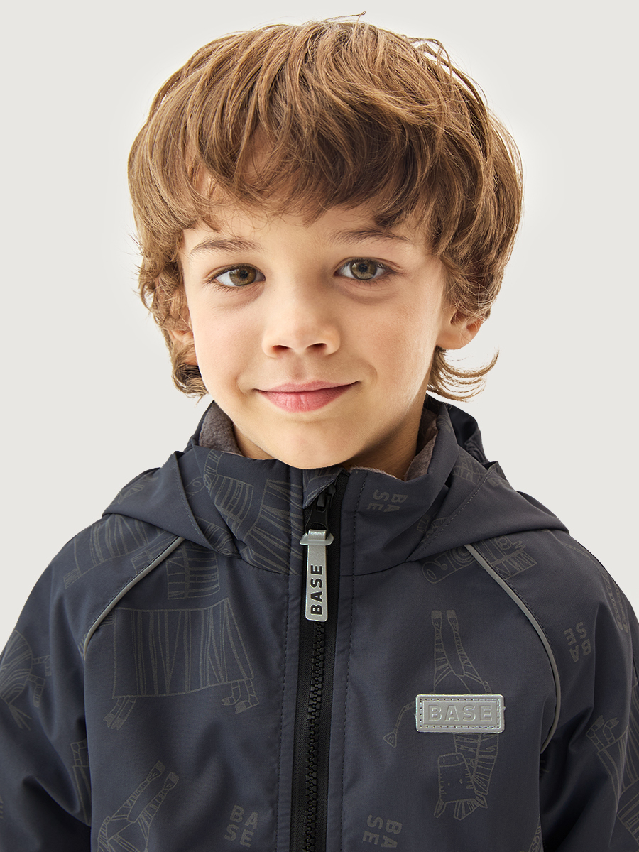 Ветровка BASE by NIKASTYLE б4л10126 графит - фото 11