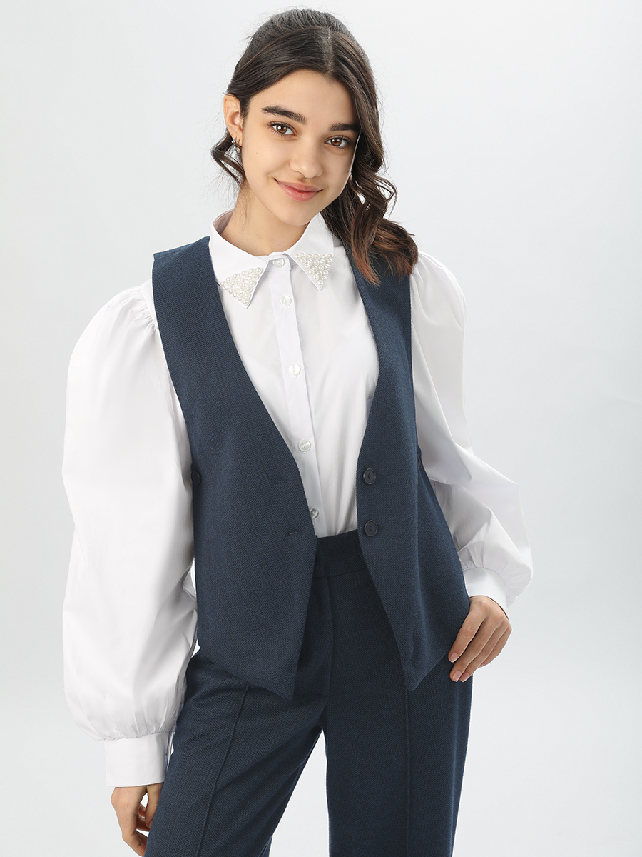 Жилет Соль и Перец SP2513/синий - фото 3