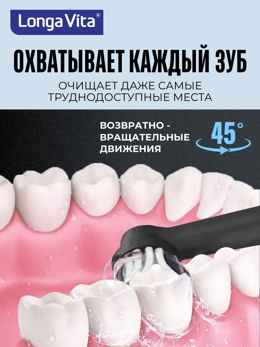 Зубная щетка электрическая LONGA VITA - фото 5