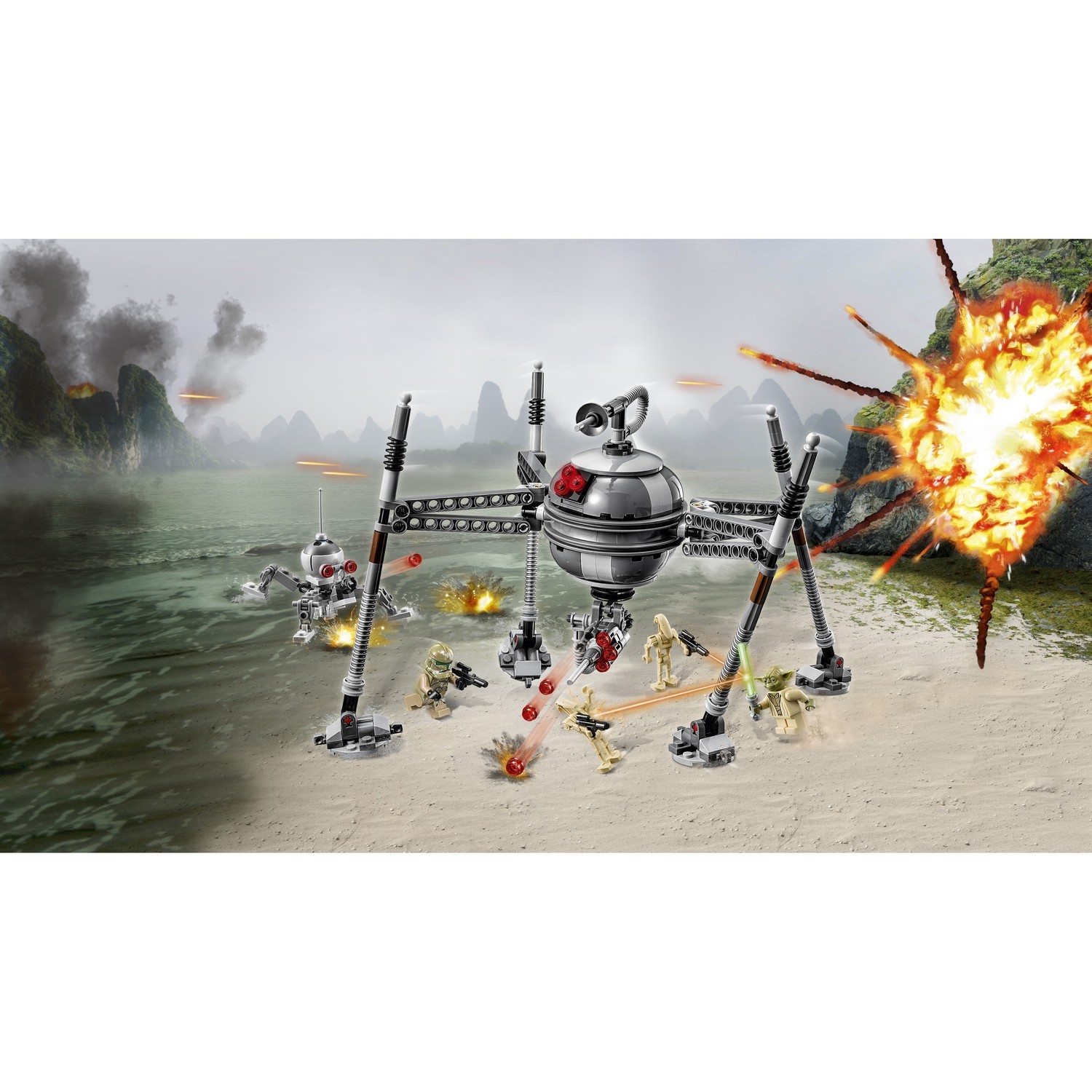 Конструктор LEGO Star Wars Самонаводящийся дроид-паук блочный - фото 4