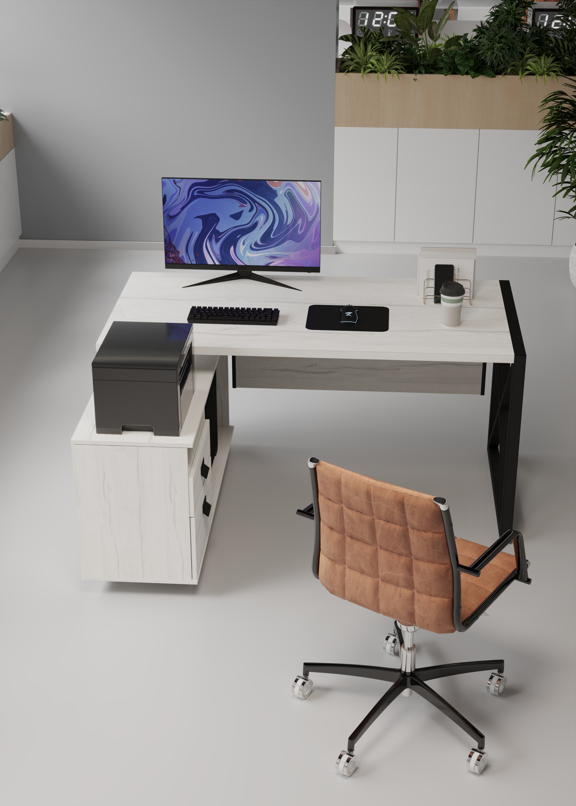 Письменный стол КАЛИФОРНИЯ МЕБЕЛЬ Хардвиг СР01 - фото 2