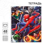 Тетрадь Marvel клетка