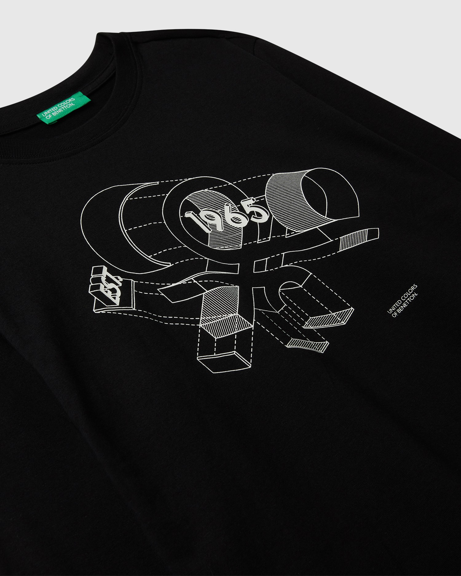 Лонгслив United Colors of Benetton 25A_3I1XC10Q3_100 - фото 3