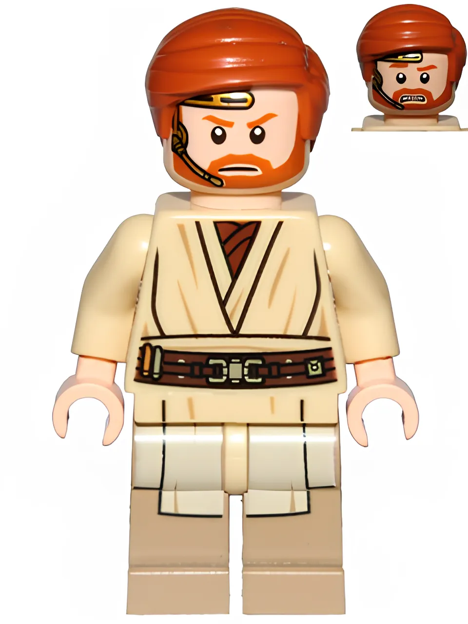 Изображение товара Минифигурка LEGO Star Wars Оби-Ван Кеноби с гарнитурой Изображение товара Минифигурка LEGO Star Wars Оби-Ван Кеноби с гарнитурой