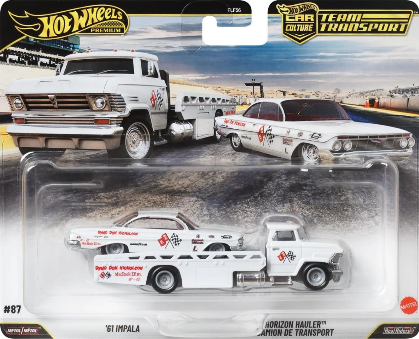 Игровой набор Hot Wheels Premium 61 Impala 1:64 FLF56/JHX88 - фото 4