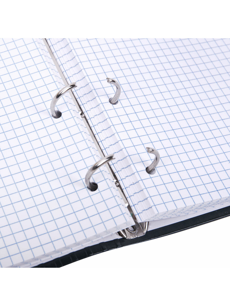 Тетрадь со сменным блоком Brauberg клетка 120 лист. - фото 11