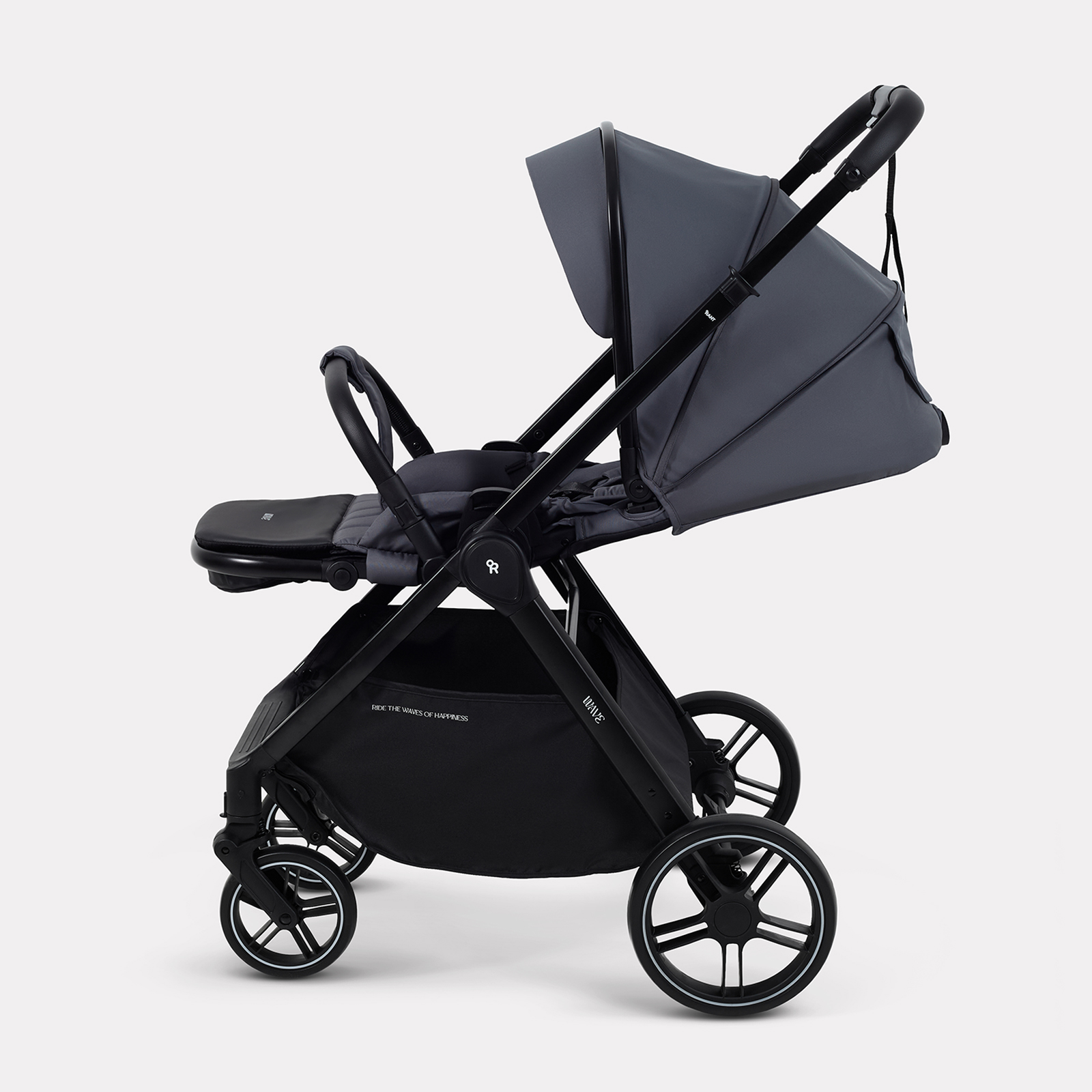 Коляска прогулочная Rant Basic Wave серый - фото 8
