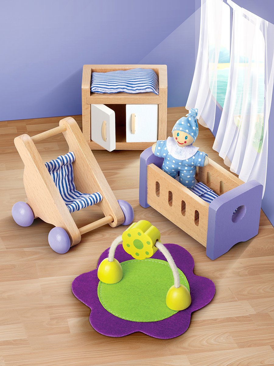 Домик для кукол Hape с мебелью E3459_HP - фото 3