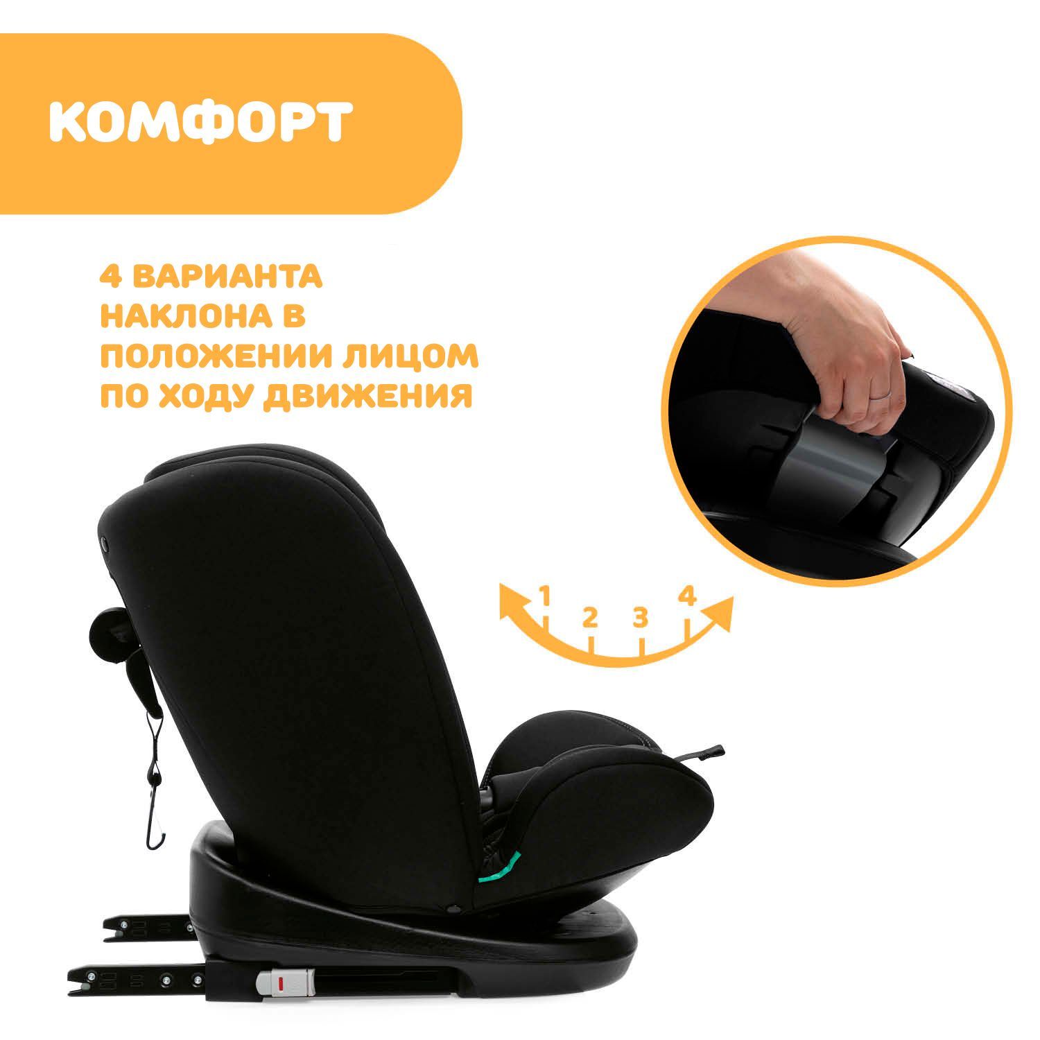 Автокресло Chicco Isofix 1/2/3 (9-36 кг) черный - фото 6