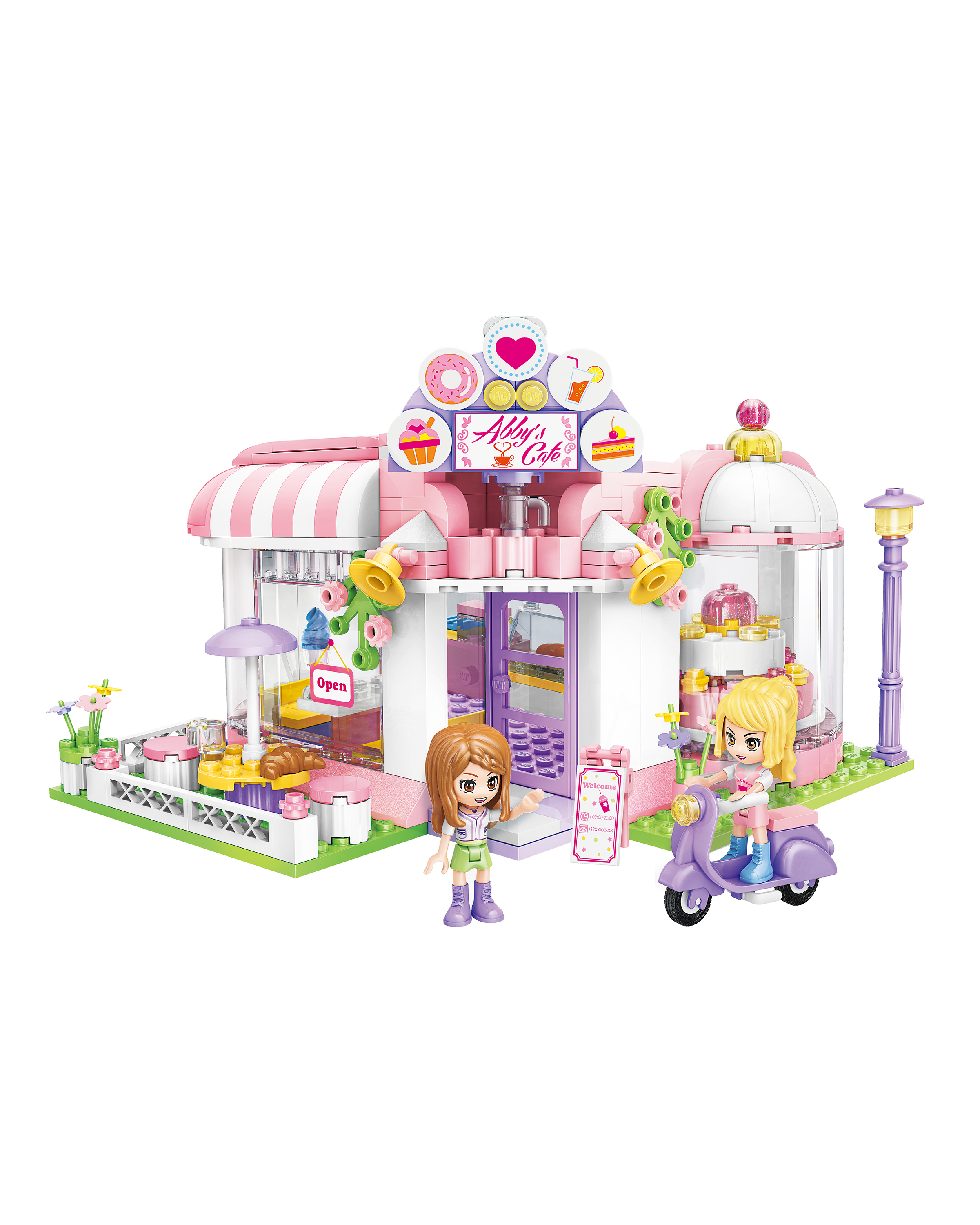 Конструктор QMAN Уютное кафе 277 дет. - фото 1