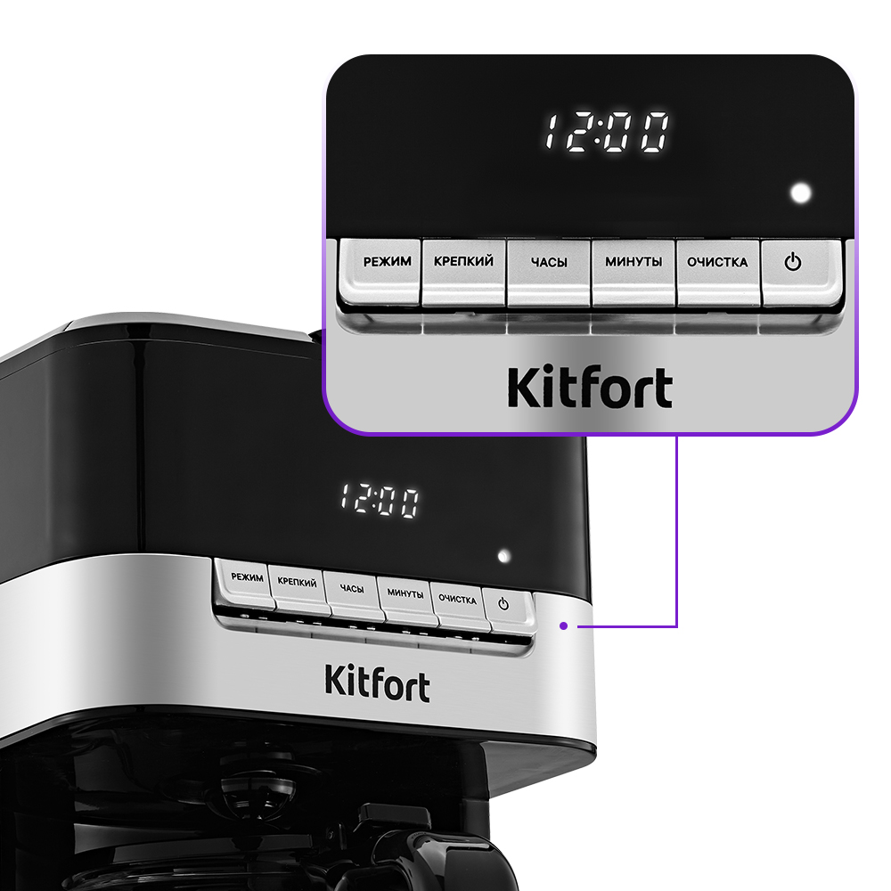 Кофеварка KITFORT КТ-7203 - фото 3