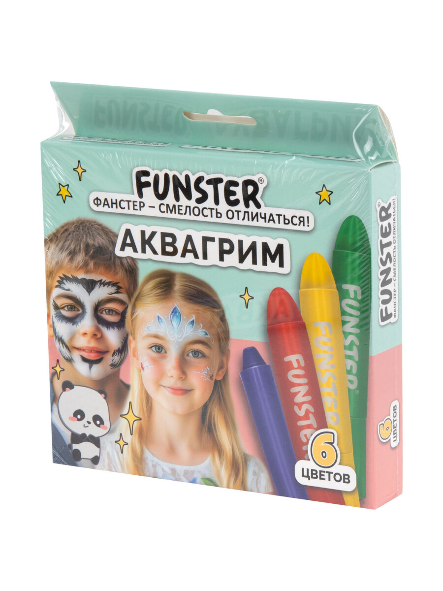 Аквагрим Funster Яркие краски 6 цв. - фото 8