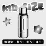 Термос Flask 1 литр для напитков Bobber Flask глянцевый