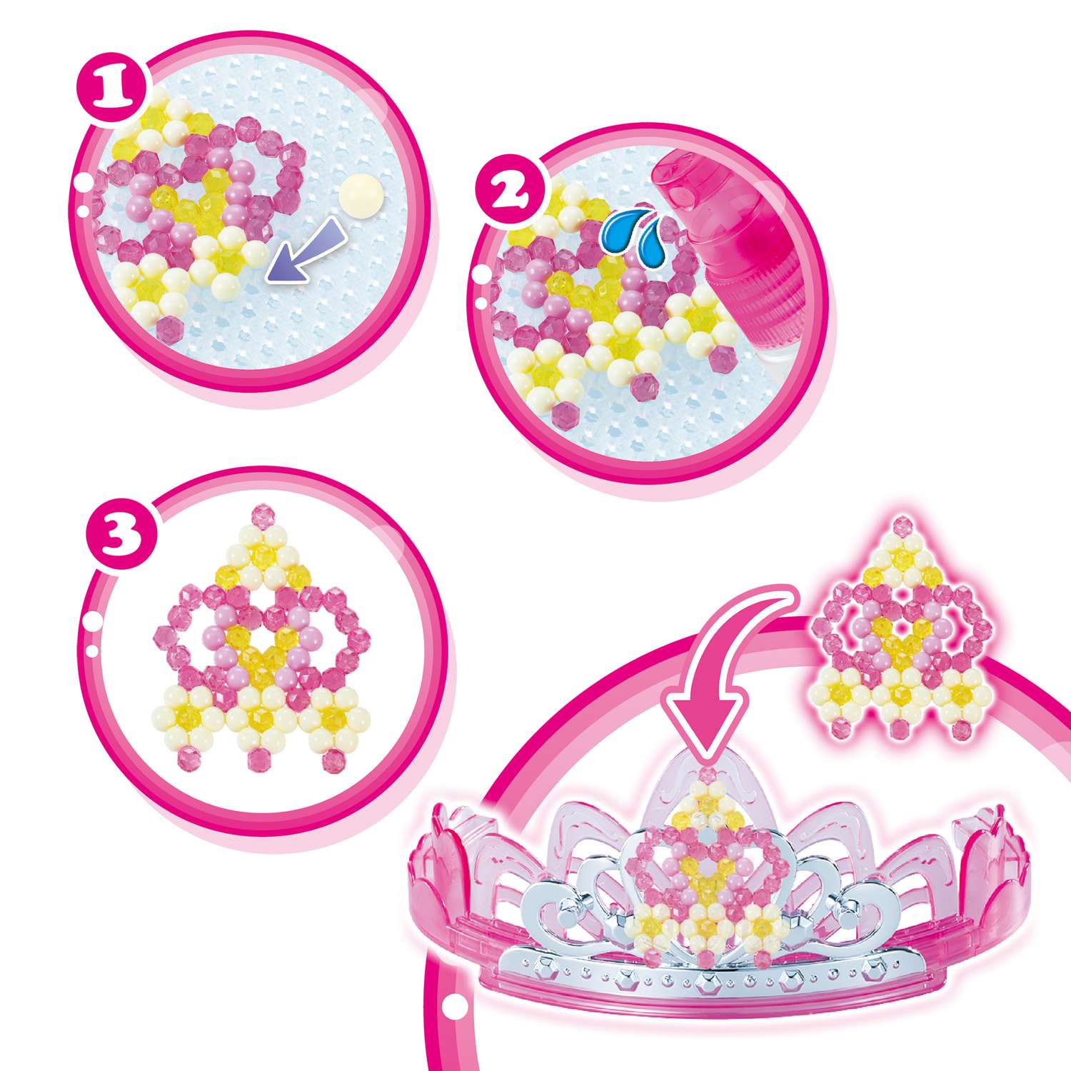 Аквамозаика Aquabeads Диадема для принцессы - фото 10