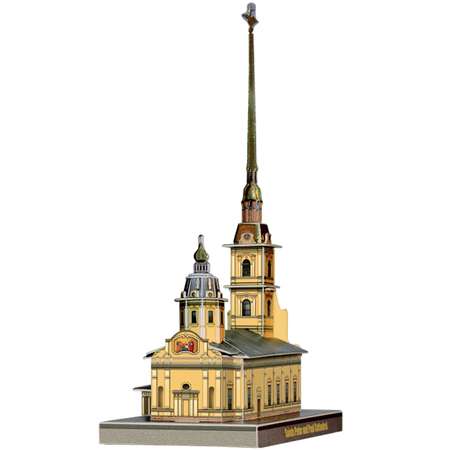 Сборная модель Умная бумага Города в миниатюре Петропавловский собор 481