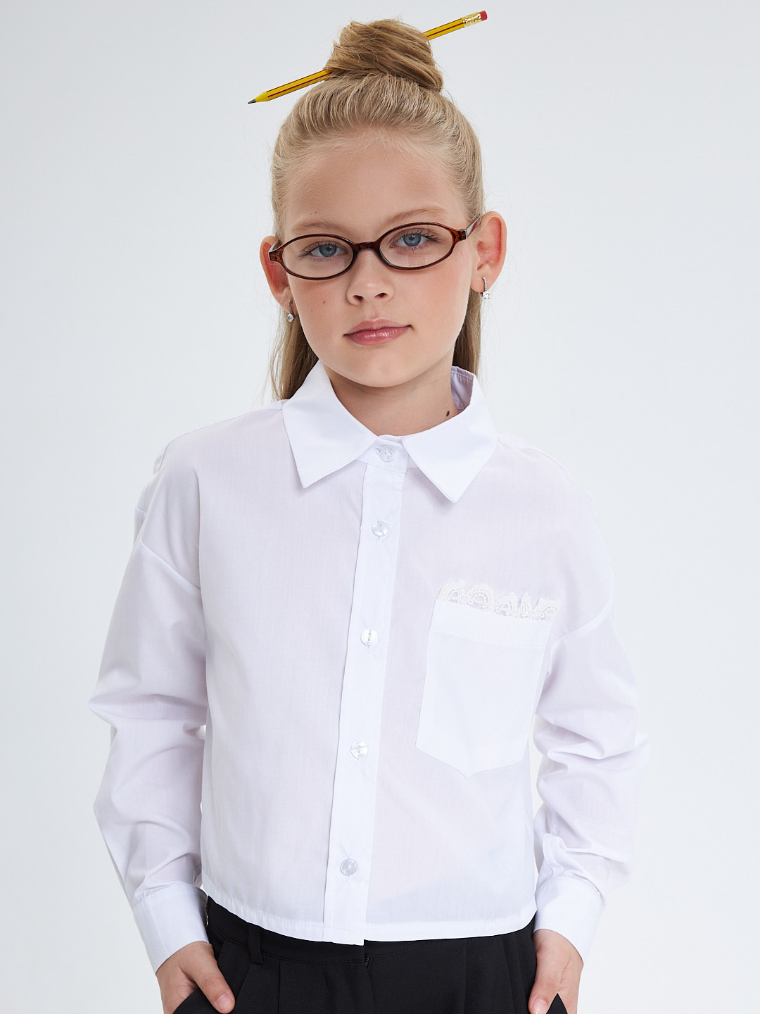 Рубашка Crimea Baby Сropp_shirt\white - фото 12
