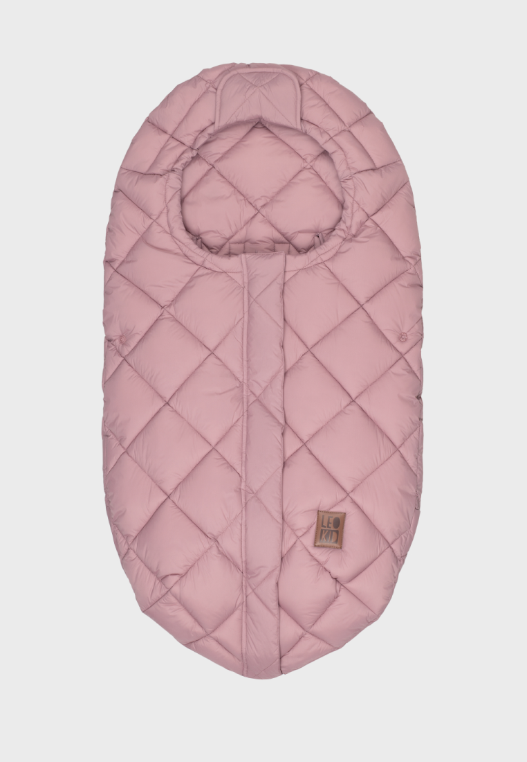 Конверт в коляску Leokid Light Compact Soft pink - фото 1