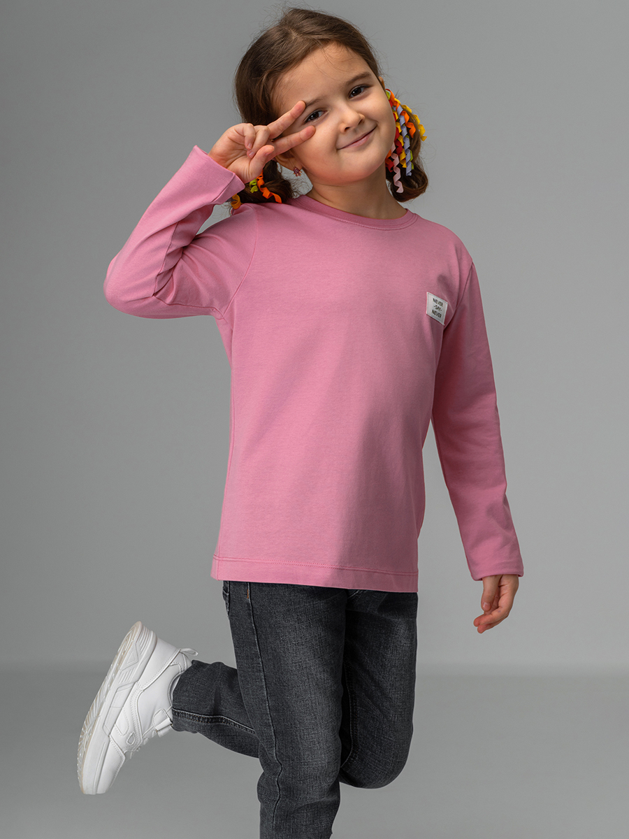 Лонгслив BONITO KIDS SS6097грязно.розовый - фото 8