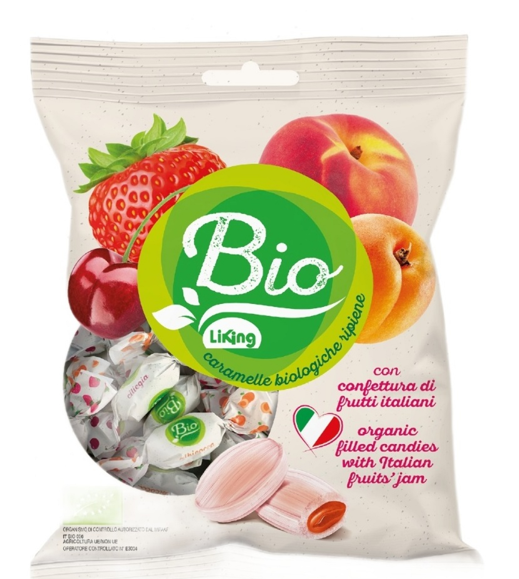 Карамель Biologic.tv с итальянскими фруктами без глютена - фото 1