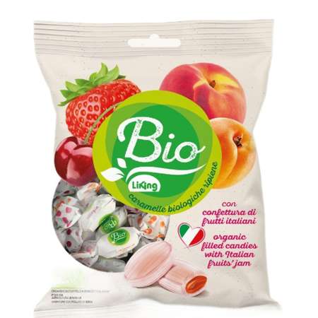 Карамель Biologic.tv с итальянскими фруктами без глютена