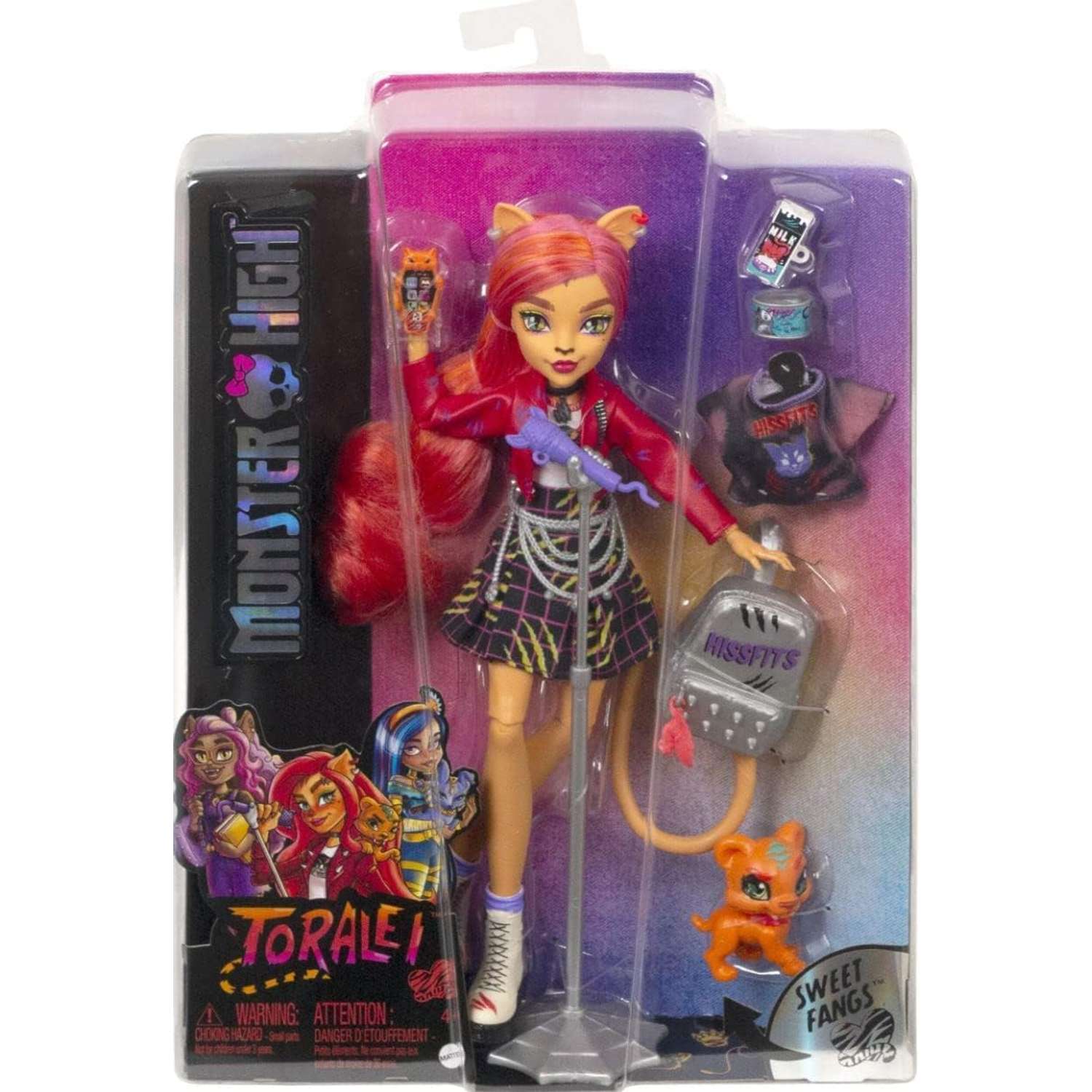 Кукла модельная Monster High Toralei HHK57 - фото 2
