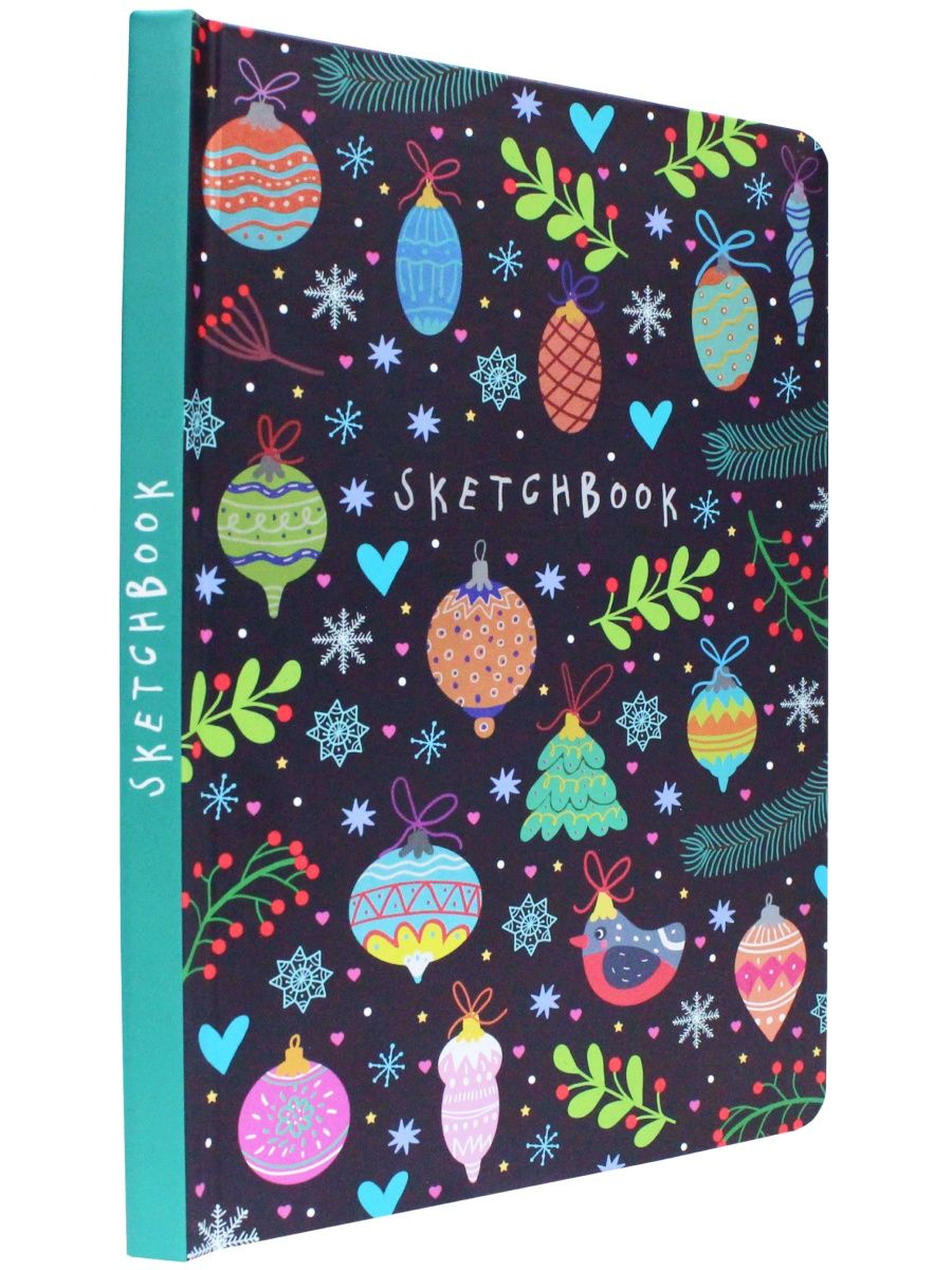 Скетчбук Проф-Пресс Новогодний А5. Новый год А5 64 лист. 1 шт. - фото 2