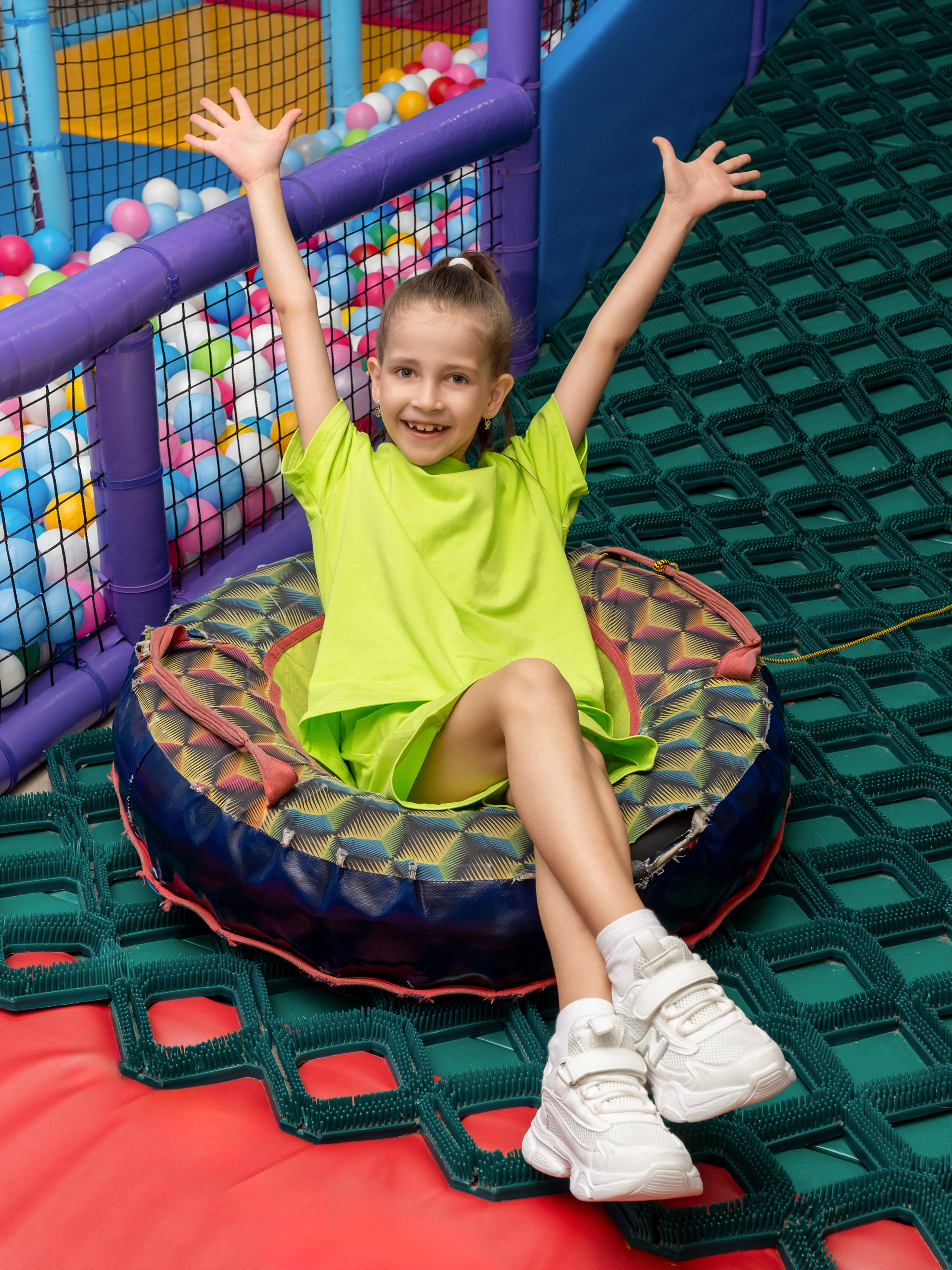 Футболка и шорты Утенок 7067 салат - фото 9