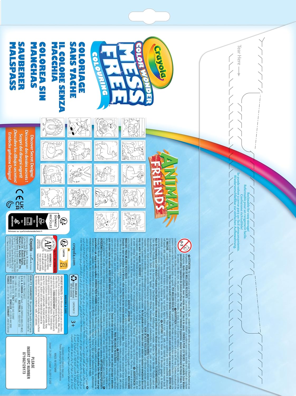 Раскраска с фломастерами Color Wonder Crayola Ферма - фото 7