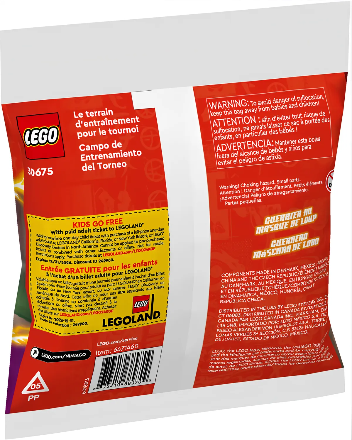Конструктор LEGO NINJAGO 30675 40 дет. - фото 2