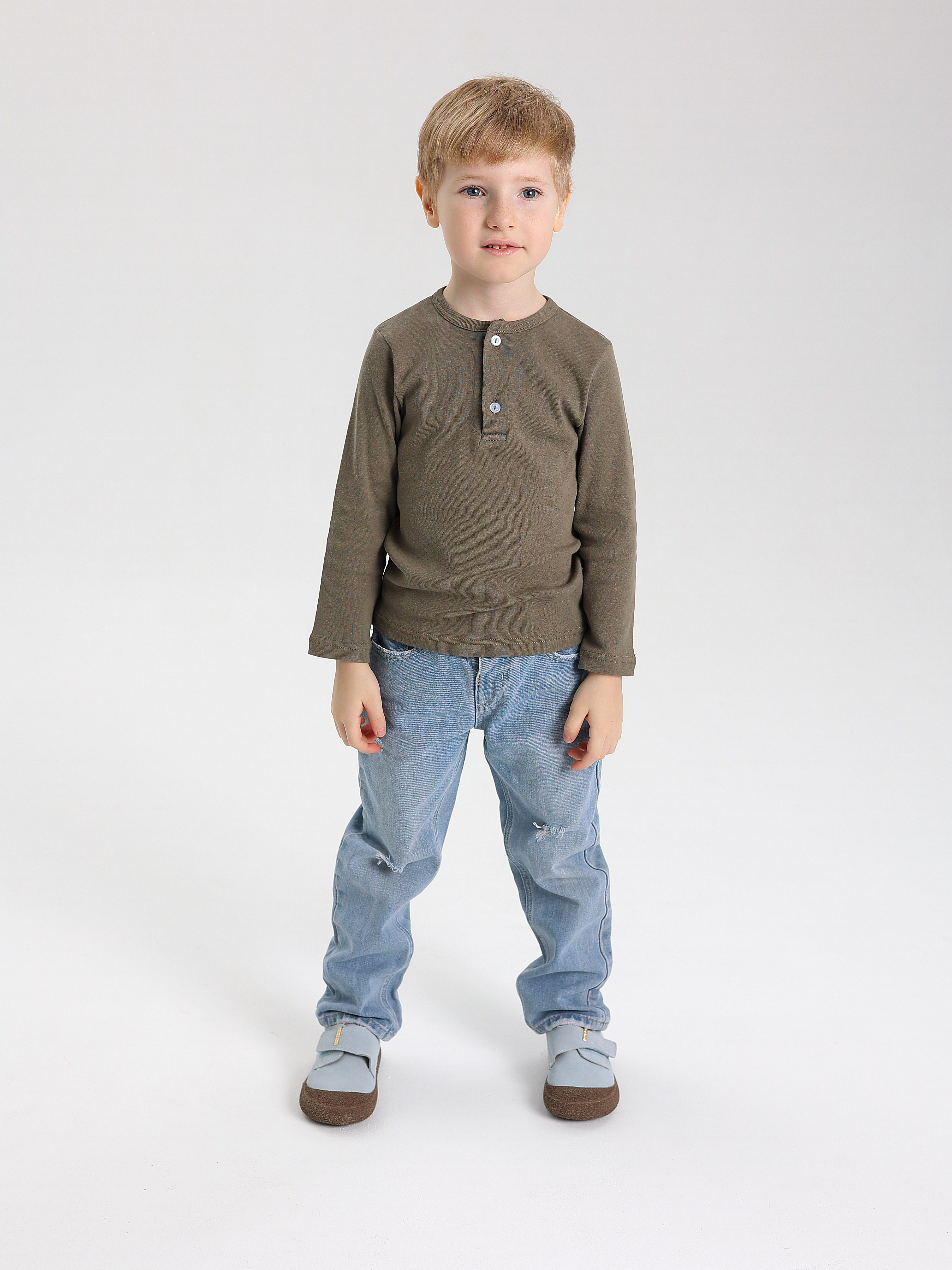 Лонгслив RobyKris 40-13-16_хаки - фото 3