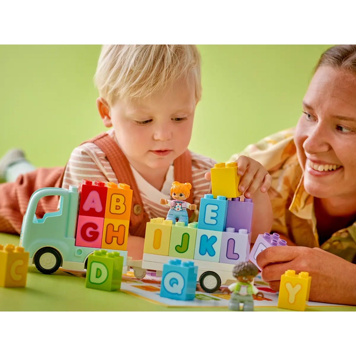 Конструктор LEGO DUPLO Алфавит Грузовик блочный - фото 11