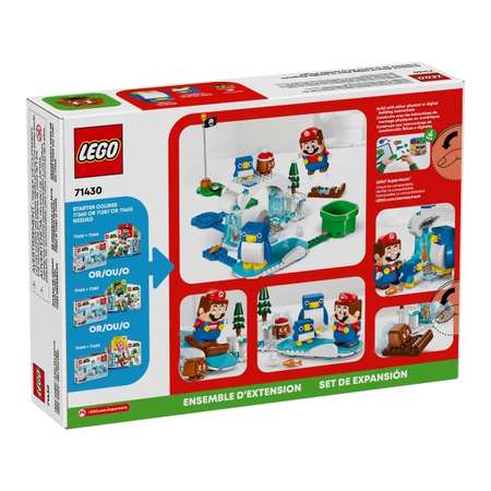 Конструктор LEGO Super Mario Penguin Family Snow Adventure блочный