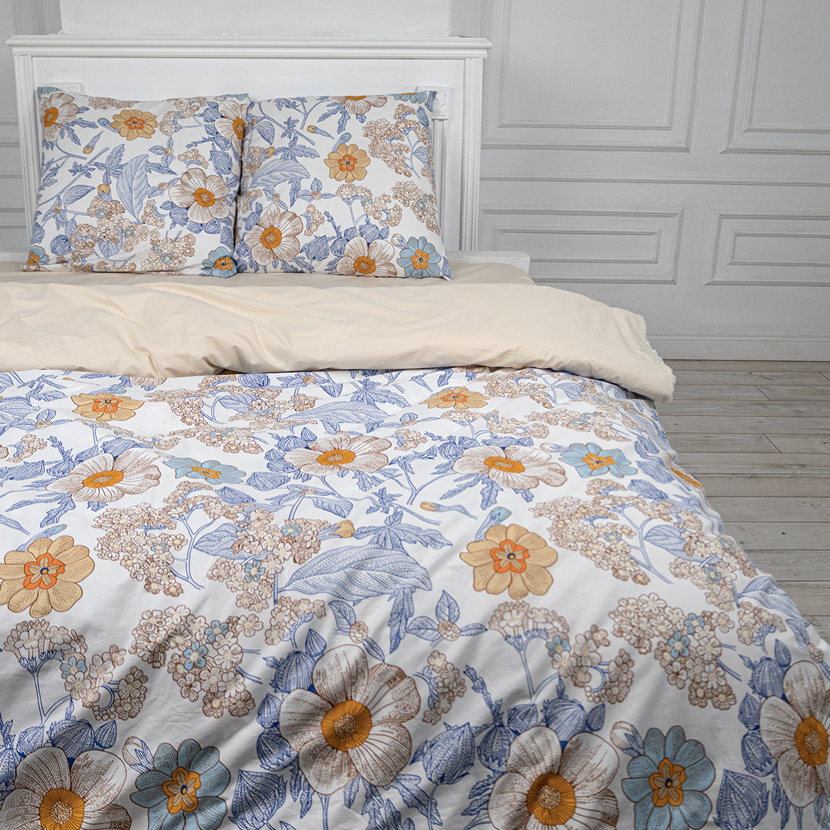 Комплект постельного белья BRAVO Флорес двуспальный 4 предм. - фото 13