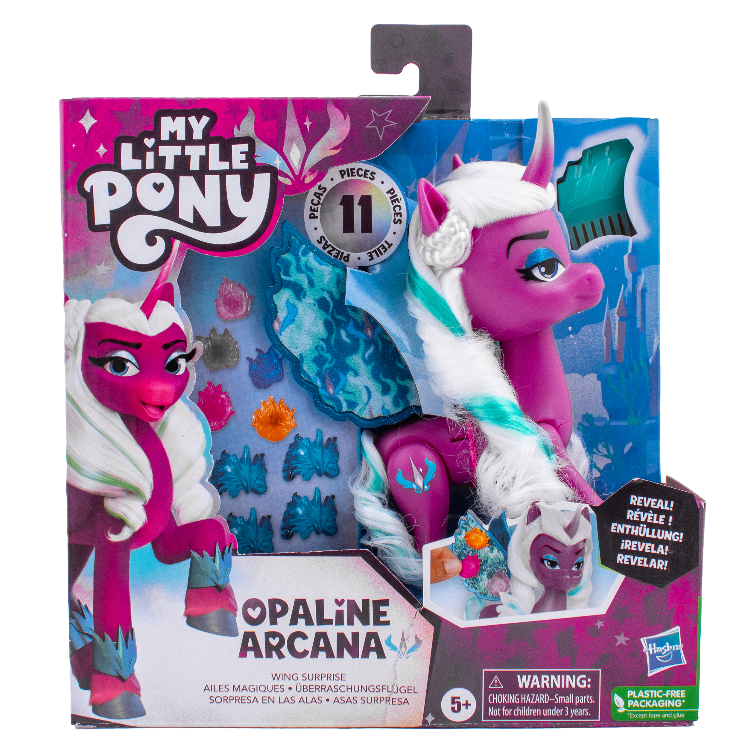 Фигурка Hasbro MLP Opaline Крылья с сюрпризом - фото 6
