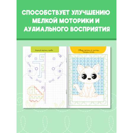 Прописи Проф-Пресс графические диктанты. Набор из 2 шт. А4. Для девочек+от простого к сложному