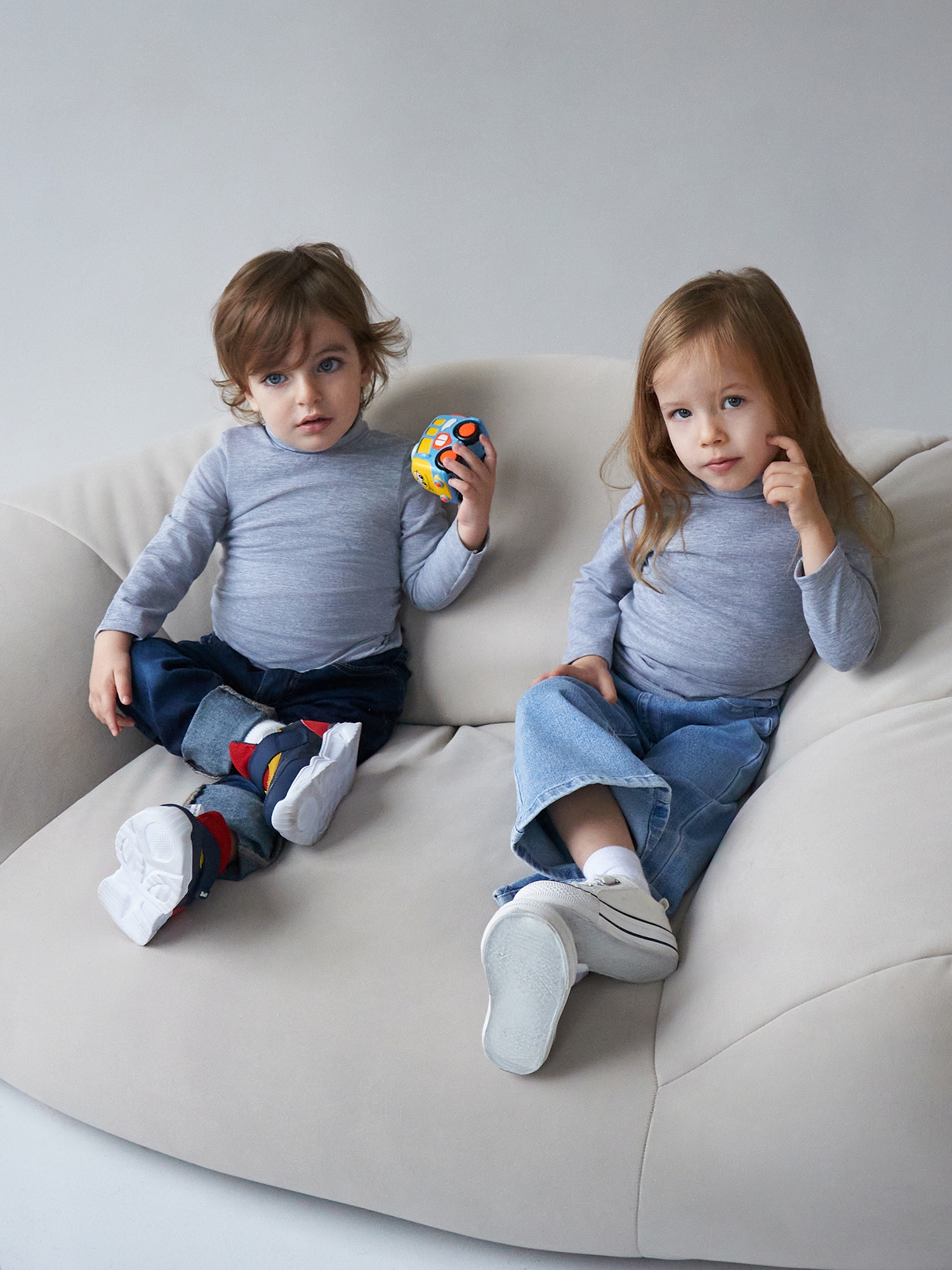 Водолазка Mami-kids В-049/серый - фото 2
