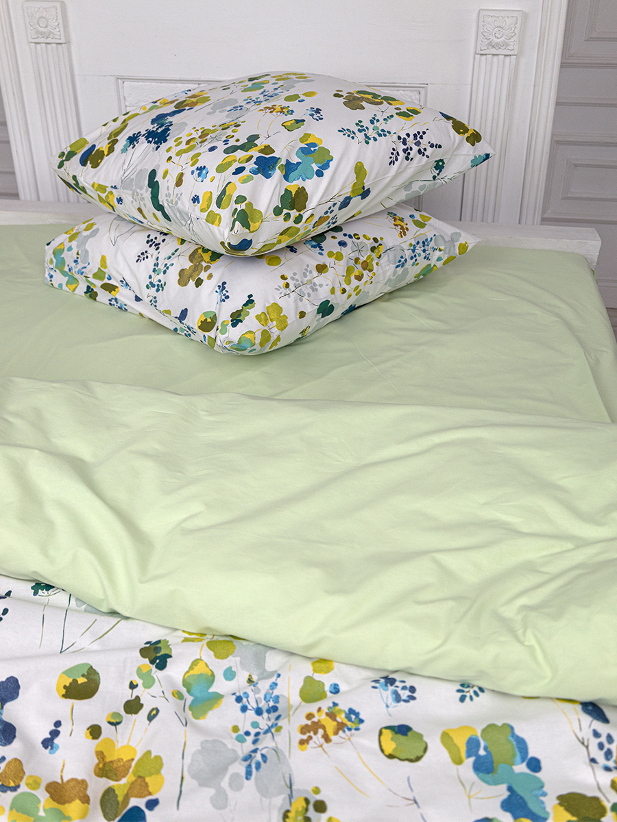 Комплект постельного белья BRAVO Аква евро 4 предм. - фото 10