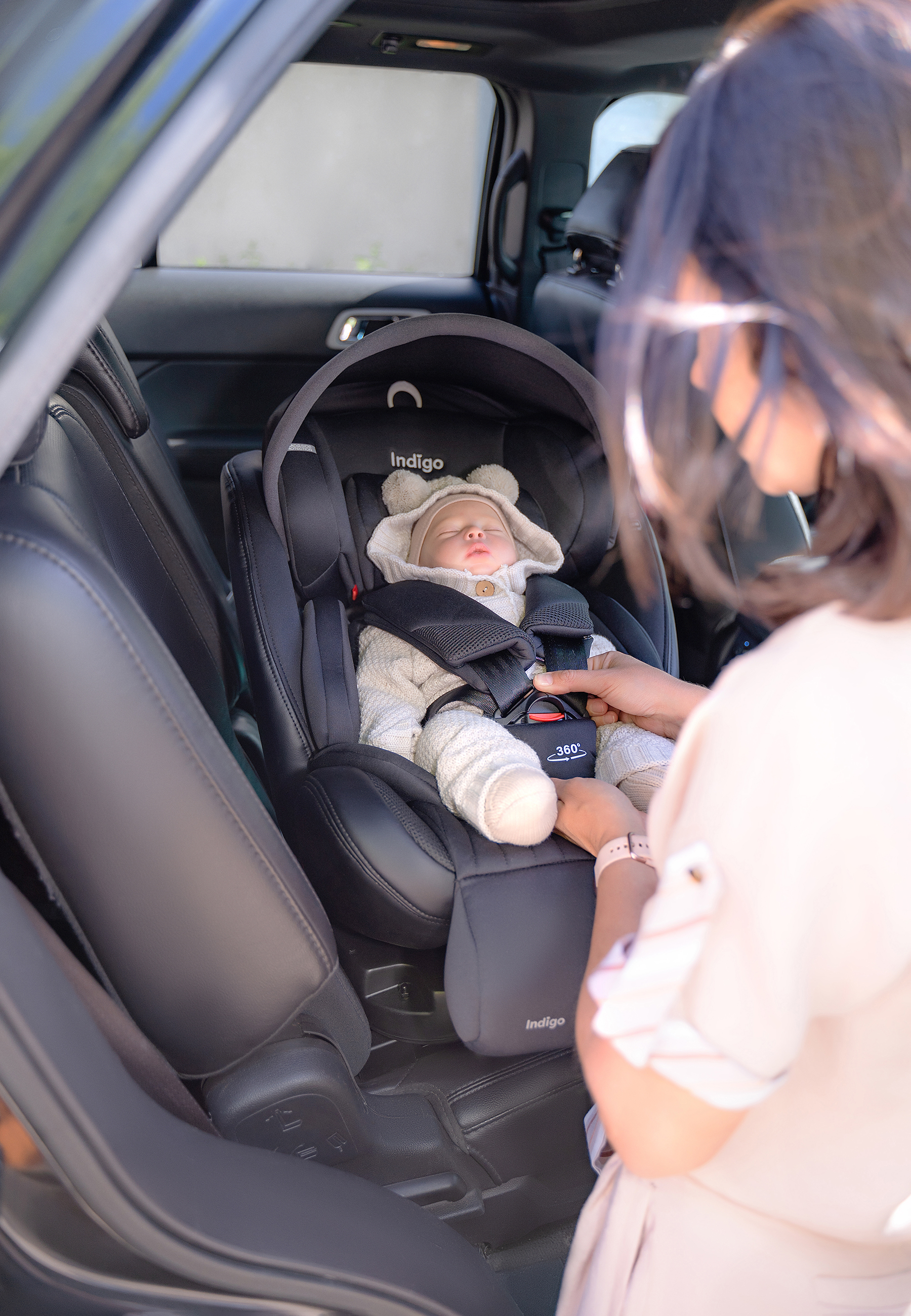 Автокресло Indigo MAX-X черный Isofix 0+/1/2/3 (0-36 кг) черный - фото 25