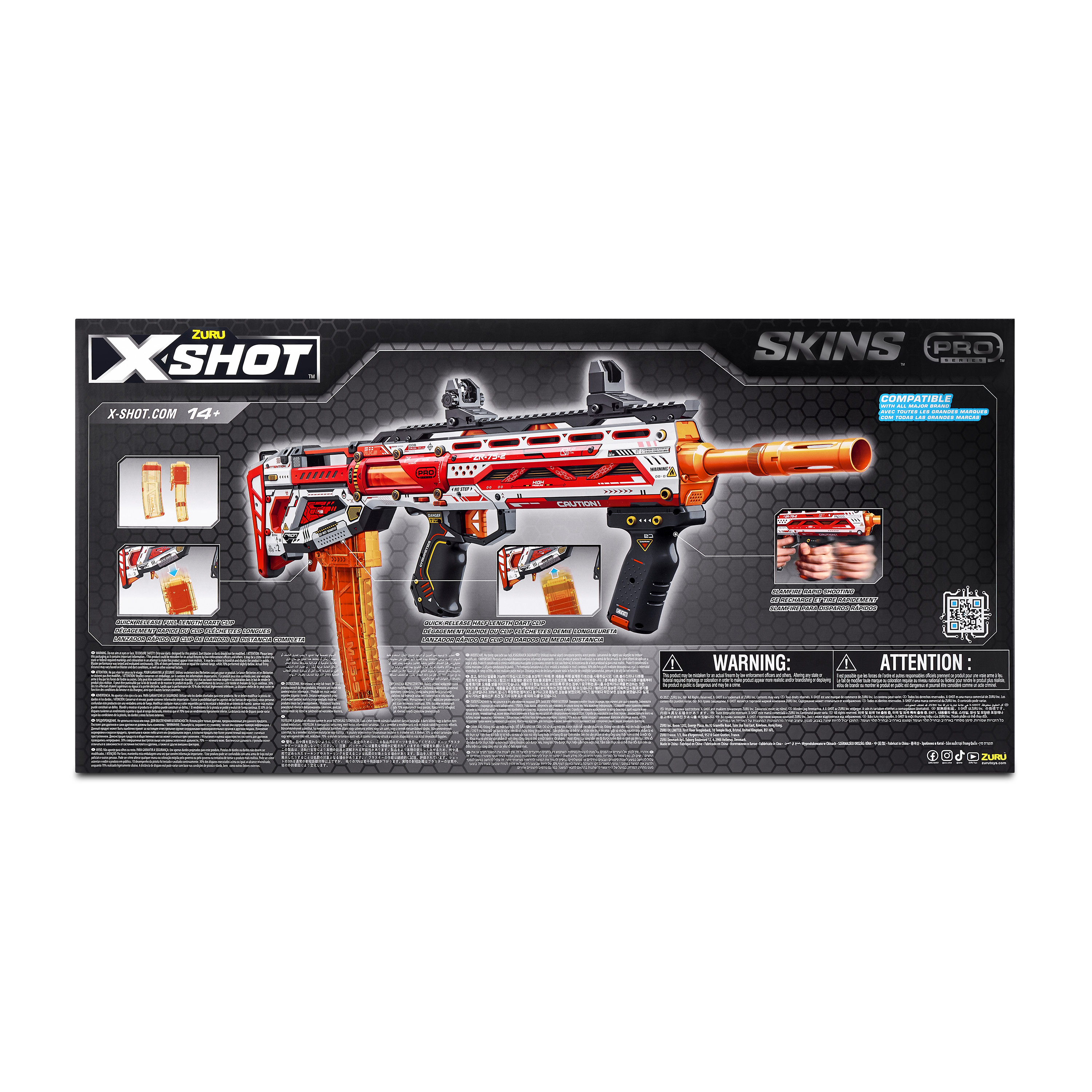 Бластер Zuru XSHOT  Skins Pro Sinister - фото 12
