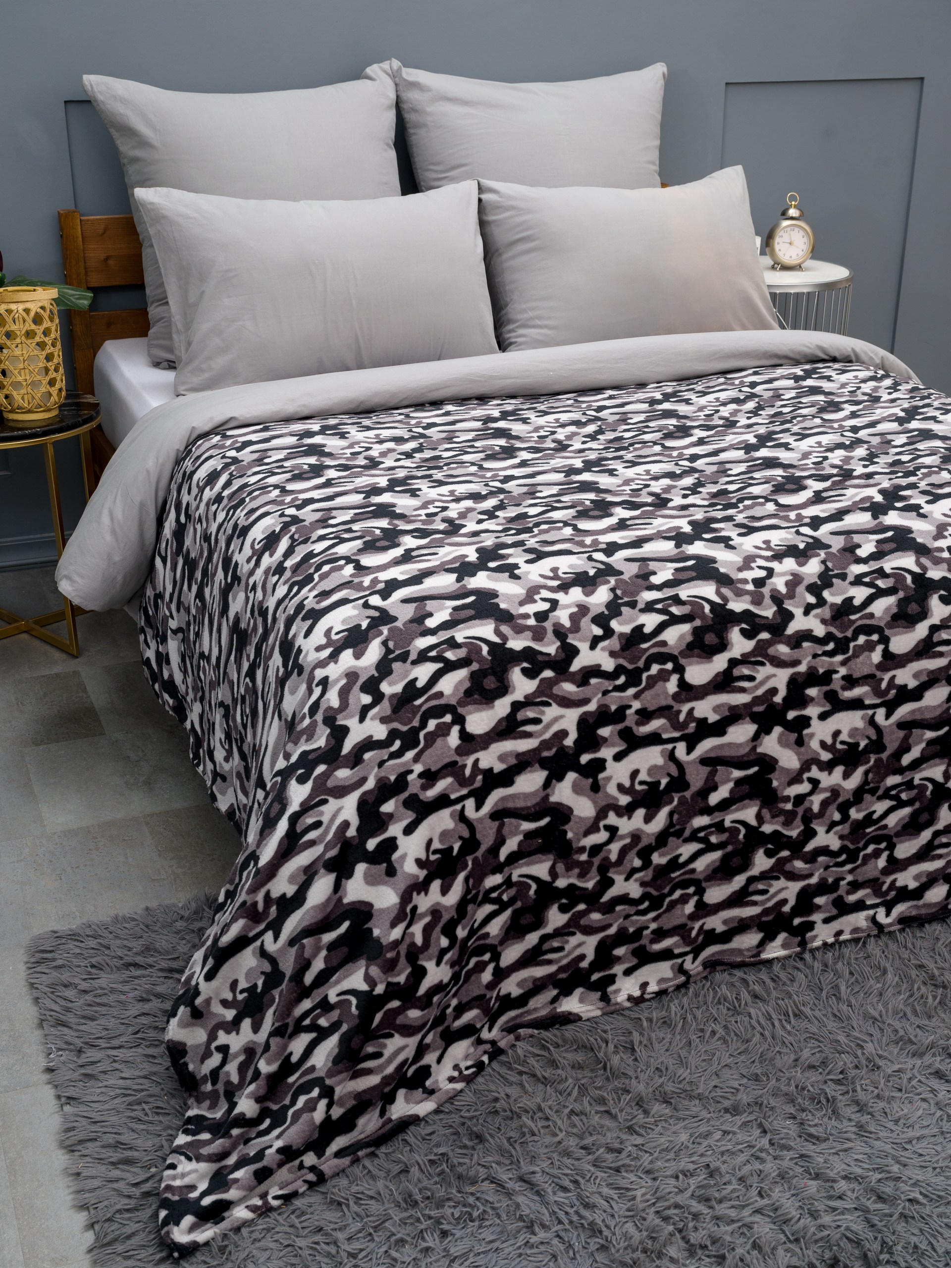 Плед PAVLine Аэро Софт Камуфляж 150 x 200 см - фото 9