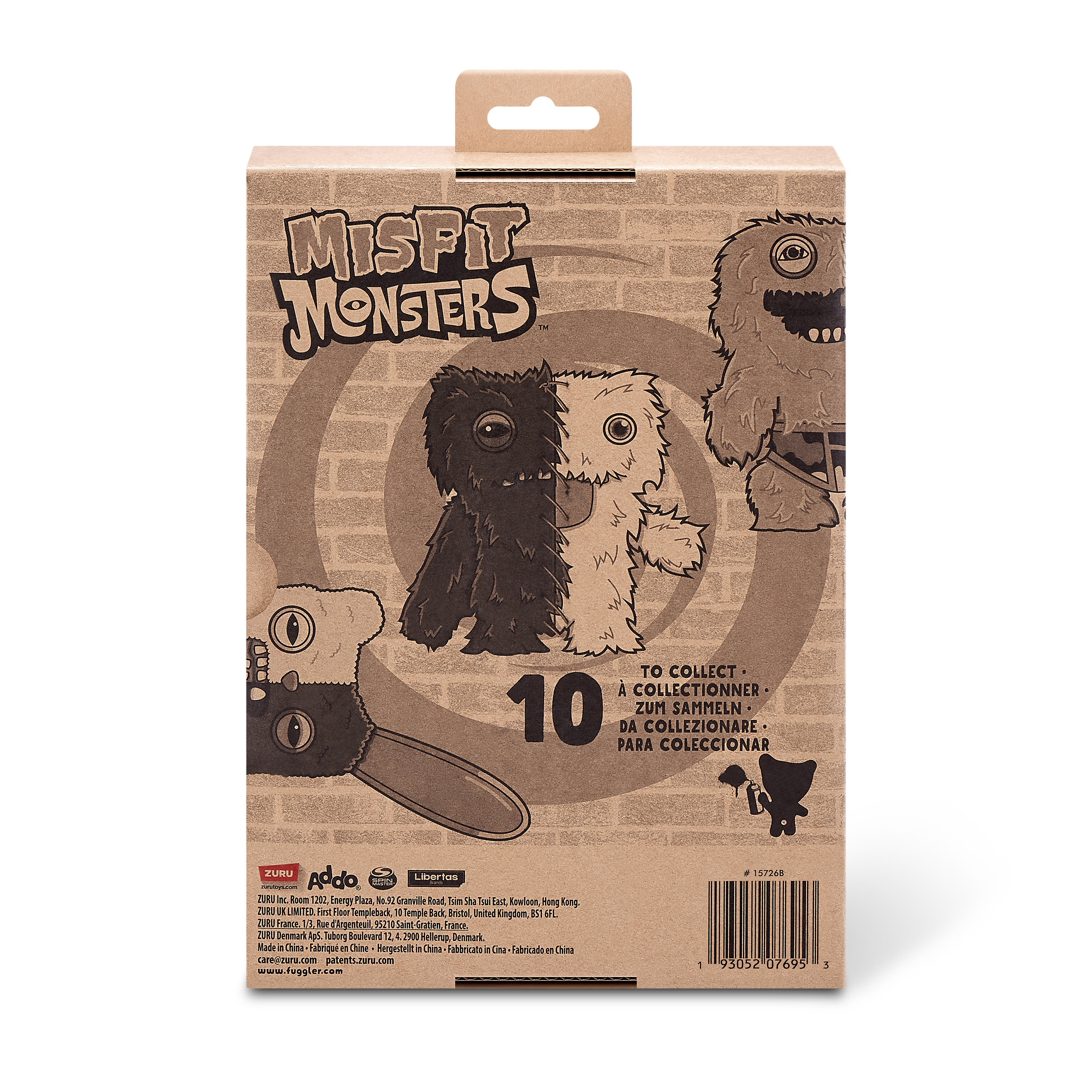 Мягкая игрушка FUGGLER сиренево-красный - фото 11